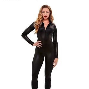 Black widow cosplay black cat suit Russian spy